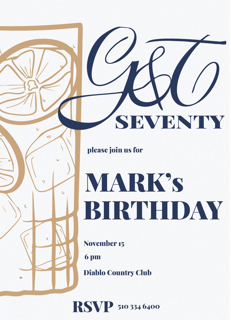 Commissioned Birthday Invitation